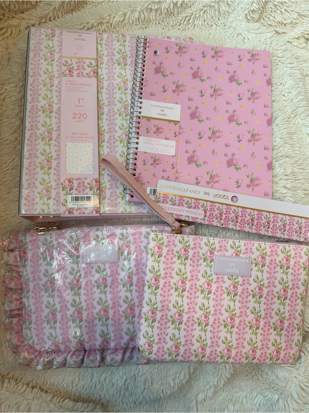 LoveShackFancy x Yoobi 4 Piece Bundle